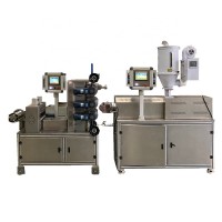 PET plastic mini lab sheet film making machine